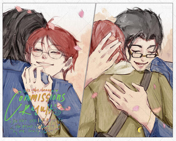 Bust Up Colored Sketch