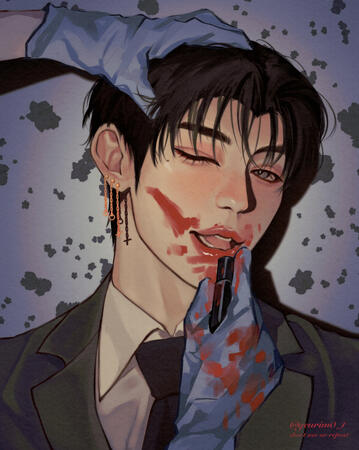 Bust Up Painting