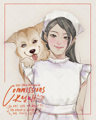 Colored Sketch - Waist Up