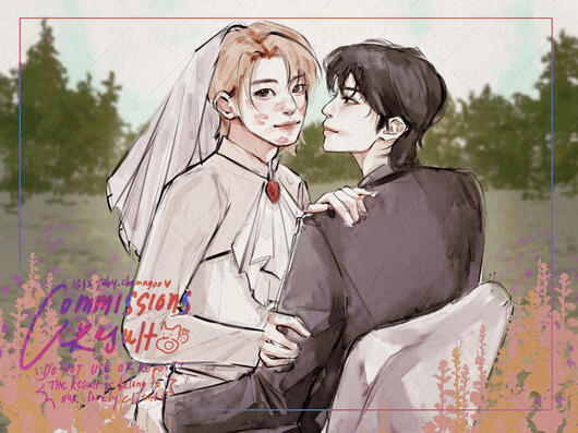 Colored Sketch - Waist Up